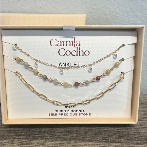 Camila Coelho | Anklet Trio Set ✨ - Picture 1 of 7